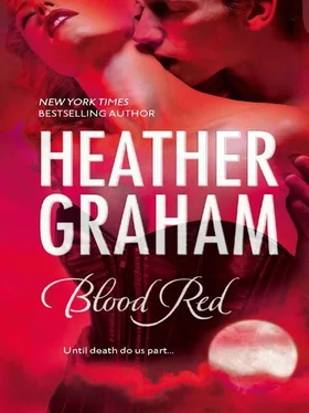 Heather Graham Blood Red обложка книги