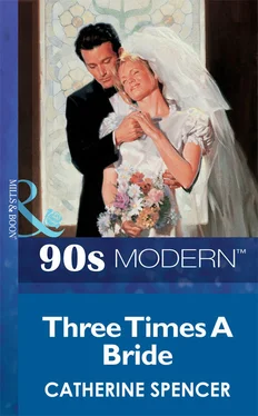 Catherine Spencer Three Times A Bride обложка книги