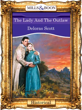 Deloras Scott The Lady And The Outlaw обложка книги
