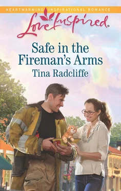 Tina Radcliffe Safe in the Fireman's Arms обложка книги