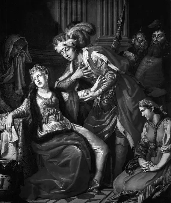 Лосенко А ПВладимир и Рогнеда1770 Масло Государственный Русский музей - фото 11