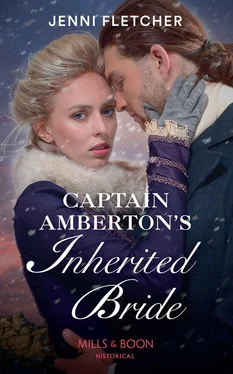 Jenni Fletcher Captain Amberton's Inherited Bride обложка книги