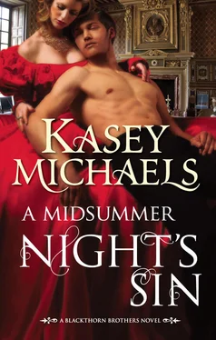 Kasey Michaels A Midsummer Night's Sin обложка книги