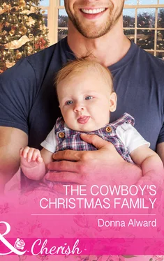 DONNA ALWARD The Cowboy's Christmas Family обложка книги