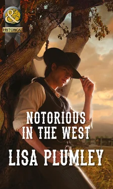 Lisa Plumley Notorious in the West обложка книги