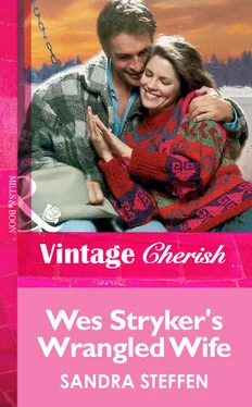 Sandra Steffen Wes Stryker's Wrangled Wife обложка книги