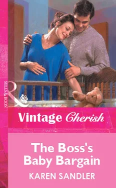 Karen Sandler The Boss's Baby Bargain обложка книги