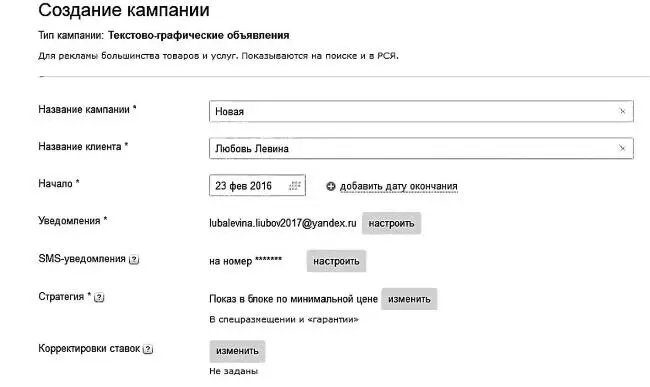 Продолжаем заполнение формы заполнили имя кампании выбираем стратегию - фото 119