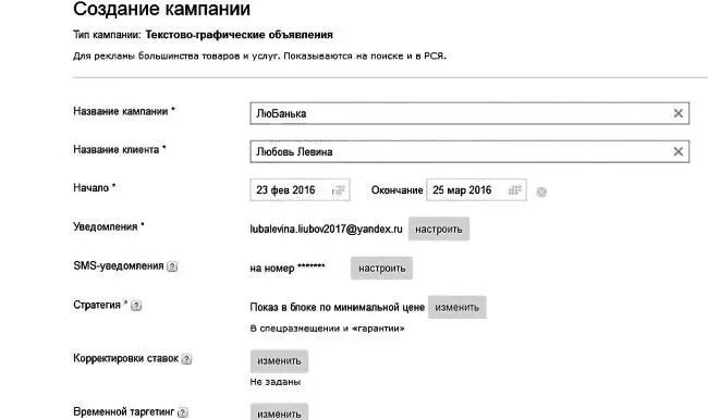 Завершаем заполнение Этот вопрос рассмотрим подробнее В Яндекс Директе - фото 120