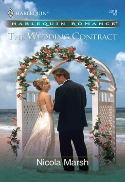 Nicola Marsh The Wedding Contract обложка книги