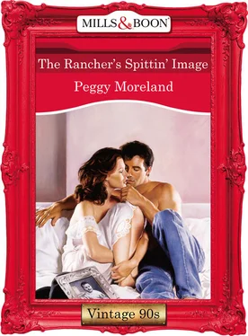 Peggy Moreland The Rancher's Spittin' Image обложка книги