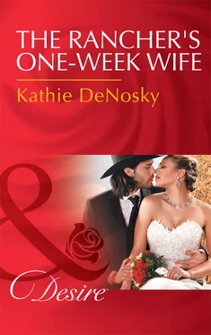 Kathie DeNosky The Rancher's One-Week Wife обложка книги