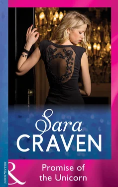 Sara Craven Promise Of The Unicorn обложка книги
