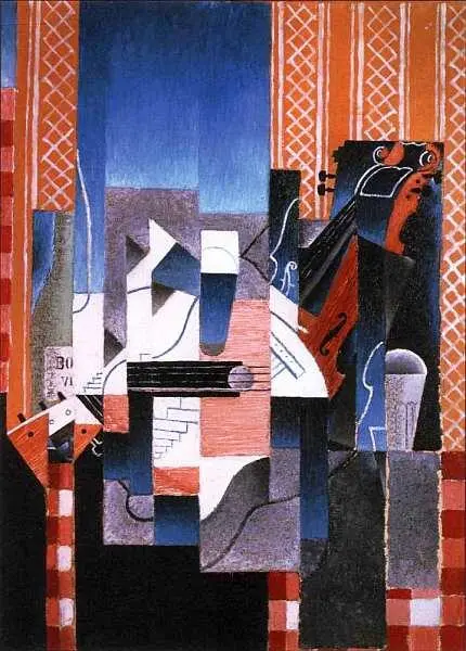 Хуан Грис 18871927 Скрипка и гитара 1913 Холст масло 81x60 Настоящее имя - фото 26