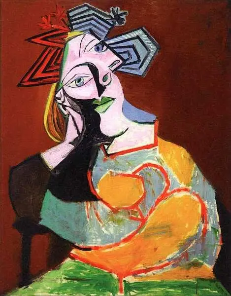 Пабло Пикассо 18811973 Портрет облокотившейся на локоть женщины 1939 Холст - фото 36