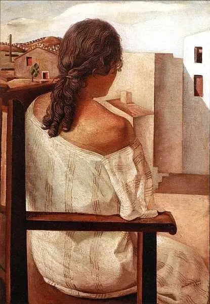 Сальвадор Дали 19041989 Молодая девушка увиденная со спины 1925 Холст - фото 41