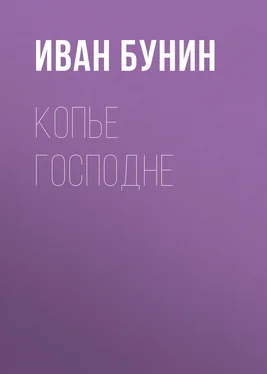 Иван Бунин Копье Господне обложка книги