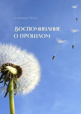 Раиса Ананьева Воспоминание о прошлом обложка книги