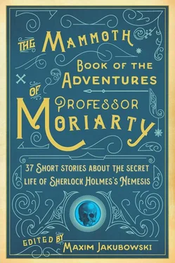 Maxim Jakubowski The Mammoth Book of the Adventures of Professor Moriarty обложка книги