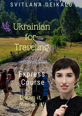 Svitlana Deikalo Ukrainian for traveling. Express Course обложка книги