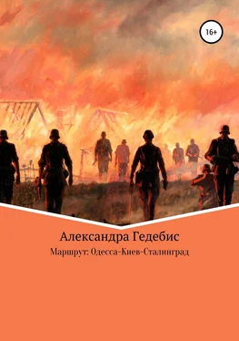 Александра Гедебис Маршрут: Одесса-Киев-Сталинград обложка книги