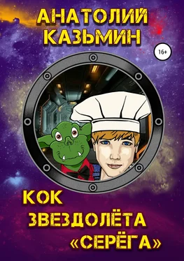 Анатолий Казьмин Кок звездолёта «Серёга» обложка книги