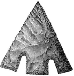 Neolithic flint arrowhead from Rudstone Yorks Evans Neolithic celt or - фото 9