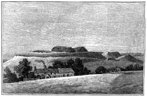 Old Sarum from an engraving published in 1843 showing mound It is now - фото 27