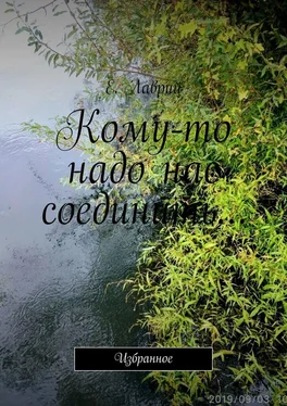 Е. Лаврий Кому-то надо нас соединить… Избранное обложка книги