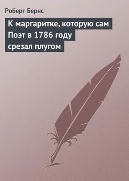 Роберт Бернс К маргаритке, которую сам Поэт в 1786 году срезал плугом обложка книги