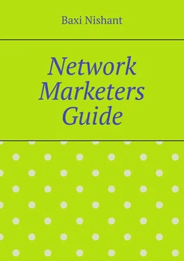 Baxi Nishant Network Marketers Guide обложка книги