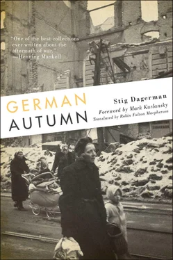 Stig Dagerman German Autumn обложка книги