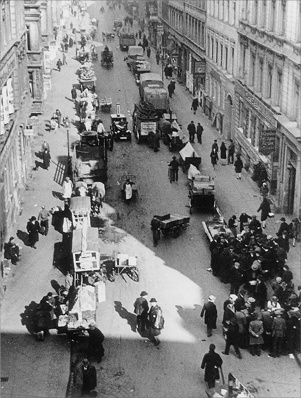 The view along Grenadierstrasse from a window on Münzstrasse In these days - фото 10