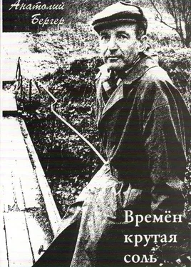 Анатолий Бергер Времён крутая соль [сборник] обложка книги