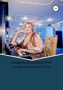 Надежда Захарова (Ходыкина) Снегири заснеженной России обложка книги