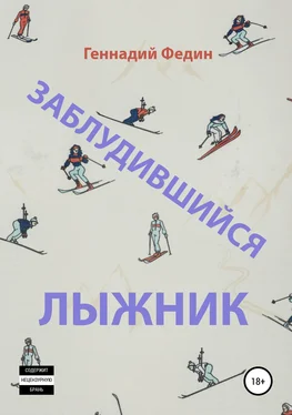 Геннадий Федин Заблудившийся лыжник обложка книги