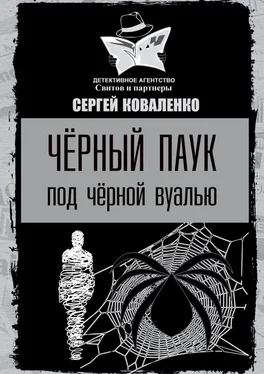 Сергей Коваленко Черный паук под черной вуалью обложка книги