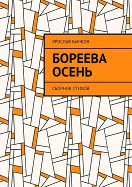 Ярослав Бычков Бореева осень. Сборник стихов обложка книги