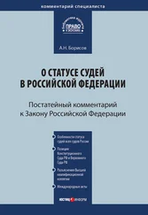 Александр Борисов - Комментарий к Закону Российской Федерации от 26 июня 1992 г. №3132-1 «О статусе судей в Российской Федерации» (постатейный)