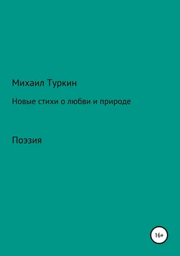 Михаил Туркин Новые стихи о любви и природе обложка книги