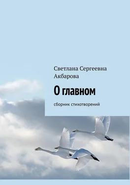 Светлана Акбарова О главном. Сборник стихотворений обложка книги