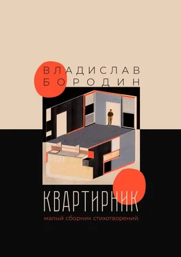 Владислав Бородин Квартирник. Малый сборник стихотворений обложка книги