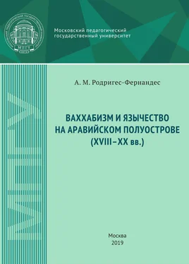 Александр Родригес-Фернандес Ваххабизм и язычество на Аравийском полуострове (XVIII-XX вв.) обложка книги