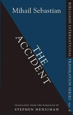 Mihail Sebastian The Accident обложка книги