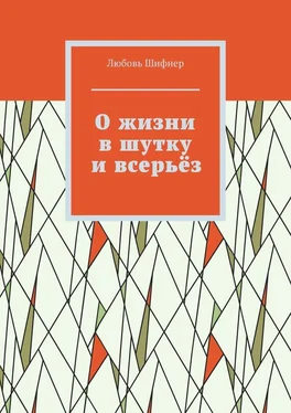 Любовь Шифнер О жизни в шутку и всерьёз. Рассказы и статьи обложка книги