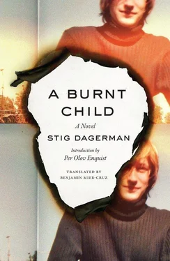 Stig Dagerman A Burnt Child обложка книги