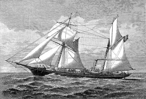 STEAMYACHT HENRIETTEDrawn by F S Cozzens The beautiful steamyacht - фото 2