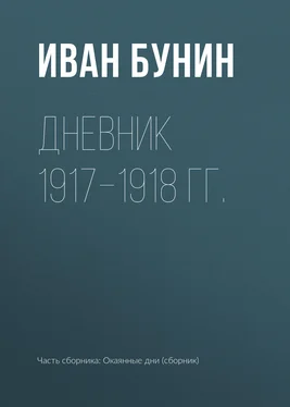 Иван Бунин Дневник 1917–1918 гг. обложка книги