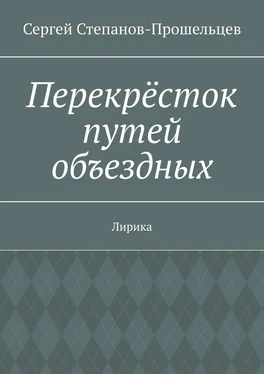 Сергей Степанов-Прошельцев Перекрёсток путей объездных. Лирика обложка книги