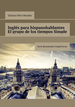 Tatiana Oliva Morales Inglés para hispanohablantes El grupo de los tiempos Simple. Serie Reanimador Lingüístico© обложка книги